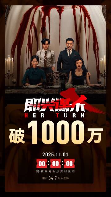 盈策略 电影《即兴谋杀》票房破1000万